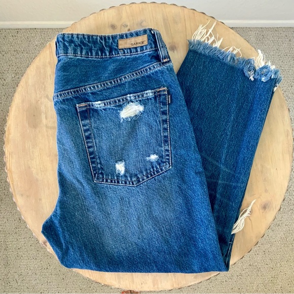 Garage Distressed, Destroyed Boyfriend Jeans, Sz 11 - Picture 1 of 7